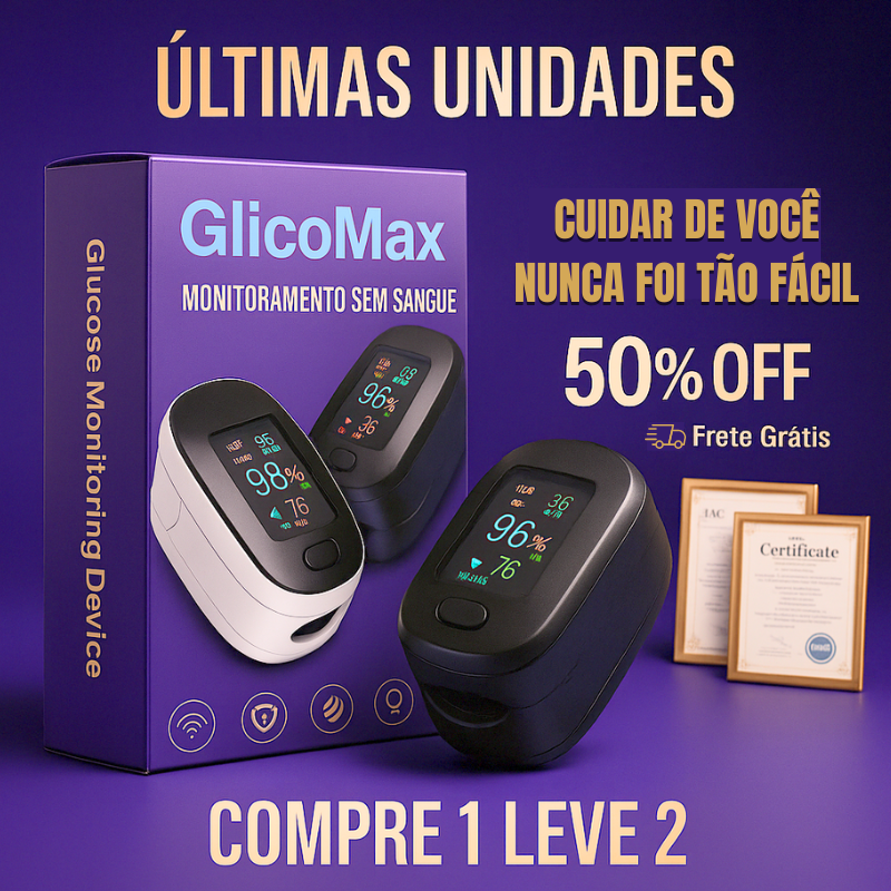 GlicoMax - Sua Glicose no Controle | COMPRE 1 LEVE 2 + Frete GRÁTIS